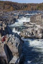 Great Falls in Autumn III Royalty Free Stock Photo