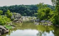 Great Falls Maryland Mountain top Landscape Royalty Free Stock Photo