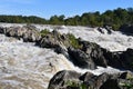 Great Falls Park, on the Potomac River in McLean, Virginia Royalty Free Stock Photo