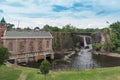 Great Falls, Passaic River in Paterson, NJ Royalty Free Stock Photo