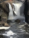 Great Falls paterson and passaic nj Royalty Free Stock Photo