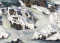 Great Falls on Potomac outside Washington DC Royalty Free Stock Photo