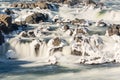 Great Falls on Potomac outside Washington DC Royalty Free Stock Photo