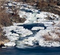 Great Falls on Potomac outside Washington DC Royalty Free Stock Photo