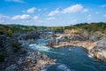 Great Falls Potomac Waterfall in Fairfax Virginia Royalty Free Stock Photo