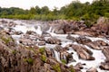 Great Falls is a series of rapids and waterfalls on the Potomac River in Virginia Royalty Free Stock Photo