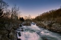 Great falls sunset Royalty Free Stock Photo