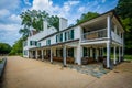 The Great Falls Tavern Visitor Center, at Chesapeake & Ohio Canal National Historical Park, Maryland. Royalty Free Stock Photo