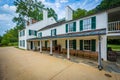 The Great Falls Tavern Visitor Center, at Chesapeake & Ohio Canal National Historical Park, Maryland. Royalty Free Stock Photo