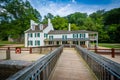 The Great Falls Tavern Visitor Center, at Chesapeake & Ohio Canal National Historical Park, Maryland. Royalty Free Stock Photo