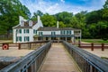 The Great Falls Tavern Visitor Center, at Chesapeake & Ohio Canal National Historical Park, Maryland. Royalty Free Stock Photo