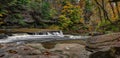 Great Falls of Tinker`s Creek Gorge Royalty Free Stock Photo