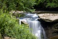 Great Falls of Tinkers Creek near Cleveland, Ohio Royalty Free Stock Photo