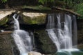 Great Falls of Tinkers Creek near Cleveland, Ohio Royalty Free Stock Photo