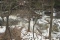 Great Falls of Tinkers Creek, Viaduct Park, Bedford, Ohio Royalty Free Stock Photo