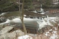 Great Falls of Tinkers Creek, Viaduct Park, Bedford, Ohio Royalty Free Stock Photo