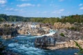 Great Falls Waterfall in Great Falls VA Royalty Free Stock Photo