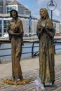 The great famine bronze sculpture, Dublin, Ireland