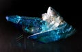 A still-life of a Blue Quartz Crystal