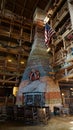 The Great Fireplace at Wilderness Lodge Royalty Free Stock Photo