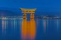 Great floating gate (O-Torii) on Miyajima island