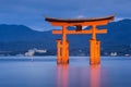 Great floating gate (O-Torii) on Miyajima island