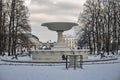 great fountain in the Saxon Garden, Warsaw