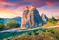 Great fungous forms of sandstone in the canyon near Cavusin village, Cappadocia, Nevsehir Province in the Central Anatolia Region