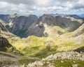 Great Gable from Scafell Pike Royalty Free Stock Photo