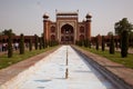 The Great Gate entrance to the Taj Mahal