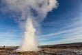 The Great Geysir, geyser in Iceland Royalty Free Stock Photo