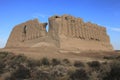 Great Girl Citadel is located in Mary, Turkmenistan. Royalty Free Stock Photo