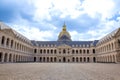 The great golden dome of the museum complex called `Les Invalides` in Paris Royalty Free Stock Photo