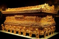 Great golden tomb of a Chinese emperor.
