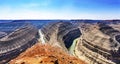 Great Goosenecks Rock Formation San Juan River Mexican Hat Utah Royalty Free Stock Photo