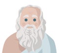 Great greek philosopher Royalty Free Stock Photo
