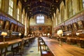 The Great Hall of Christ Church, a constituent college of the University of Oxford in England Royalty Free Stock Photo