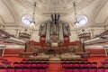 The Great Hall inside the Methodist Central Hall, Westminster