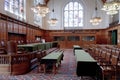 Old Great Hall of Justice - ICJ Court Room Royalty Free Stock Photo
