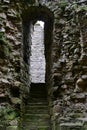 The Great Hall, Middleham Castle, Middleham, near Ripon in Wensleydale, North Yorkshire, England, UK