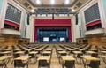 The Great Hall, Queen Mary, University of London. Victorian entertainment hall renovated in art deco style after fire in 1931.