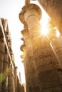 The Great Hall with sunflare, Karnak Temple, Egypt