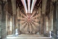 The Great Hall, Winchester Castle, Hampshire Zoom burst Royalty Free Stock Photo