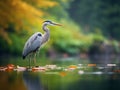 great heron ardea cinerea