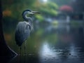 great heron ardea cinerea