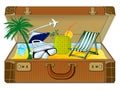 Great holiday suitcase Royalty Free Stock Photo