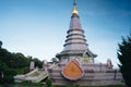 The great holy relics pagoda in Doi Inthanon National Park Chiang Mai