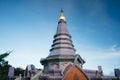 The great holy relics pagoda in Doi Inthanon National Park Chiang Mai