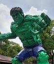 The great of Hulk man statue