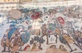 Great Hunting mosaic in Villa Romana del Casale Royalty Free Stock Photo